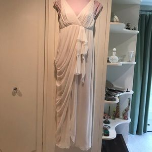 Alice + Olivia Faux Wrap Gown